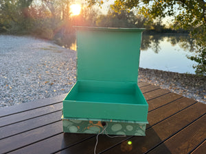Handmade marble paper Box